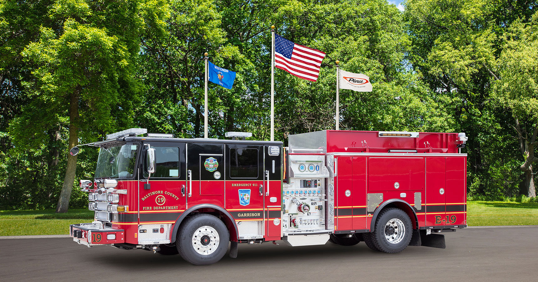 Baltimore County Fire Department in Maryland Orders 23 Custom Pierce